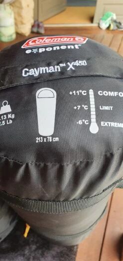 Sacs De Couchage Coleman CAYMAN X450 Noir -Magasin De Camping En Plein Air 20221003 141805