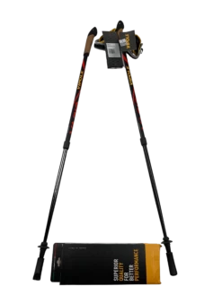 Bâtons De Randonnée Vipole VARIO NOVICE GREY Mixte Rouge