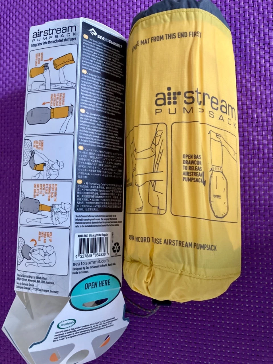 Tapis De Sol & Matelas Sea To Summit MATELAS ULTRALIGHT Jaune 3 Tapis De Sol & Matelas Sea To Summit MATELAS ULTRALIGHT Jaune