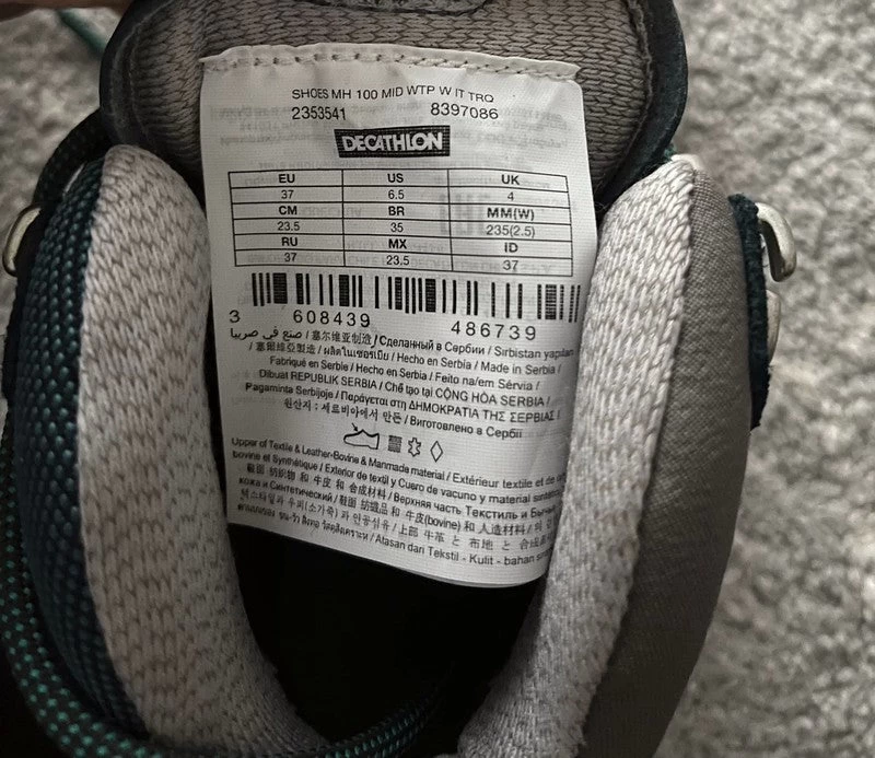 Chaussures De Randonnée Décathlon 37 10 Chaussures De Randonnée Décathlon 37 – Image 8