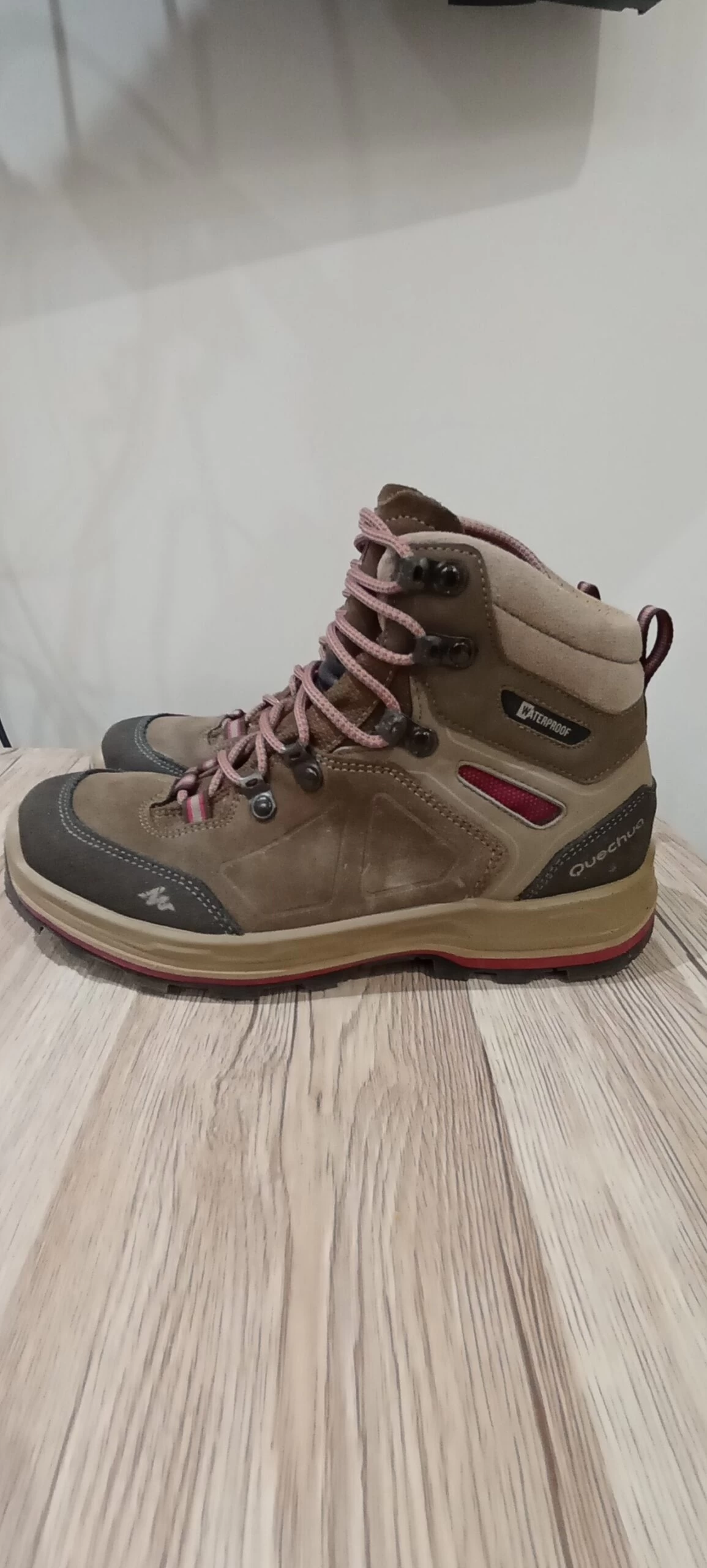 Chaussures De Randonnée Forclaz Cuir MT100 4 Chaussures De Randonnée Forclaz Cuir MT100 – Image 2