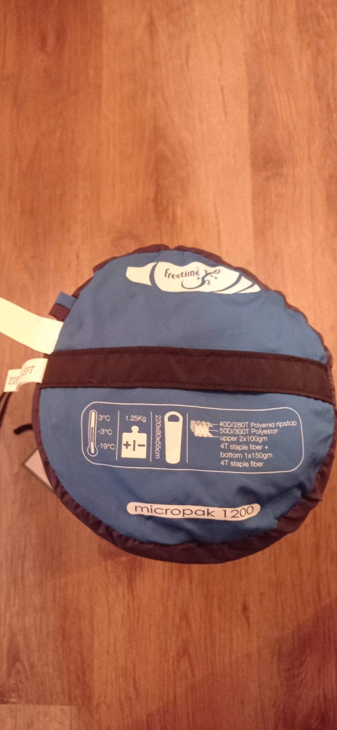 Sacs De Couchage Freetime Micropak 1200 Bleu 6 Sacs De Couchage Freetime Micropak 1200 Bleu – Image 4