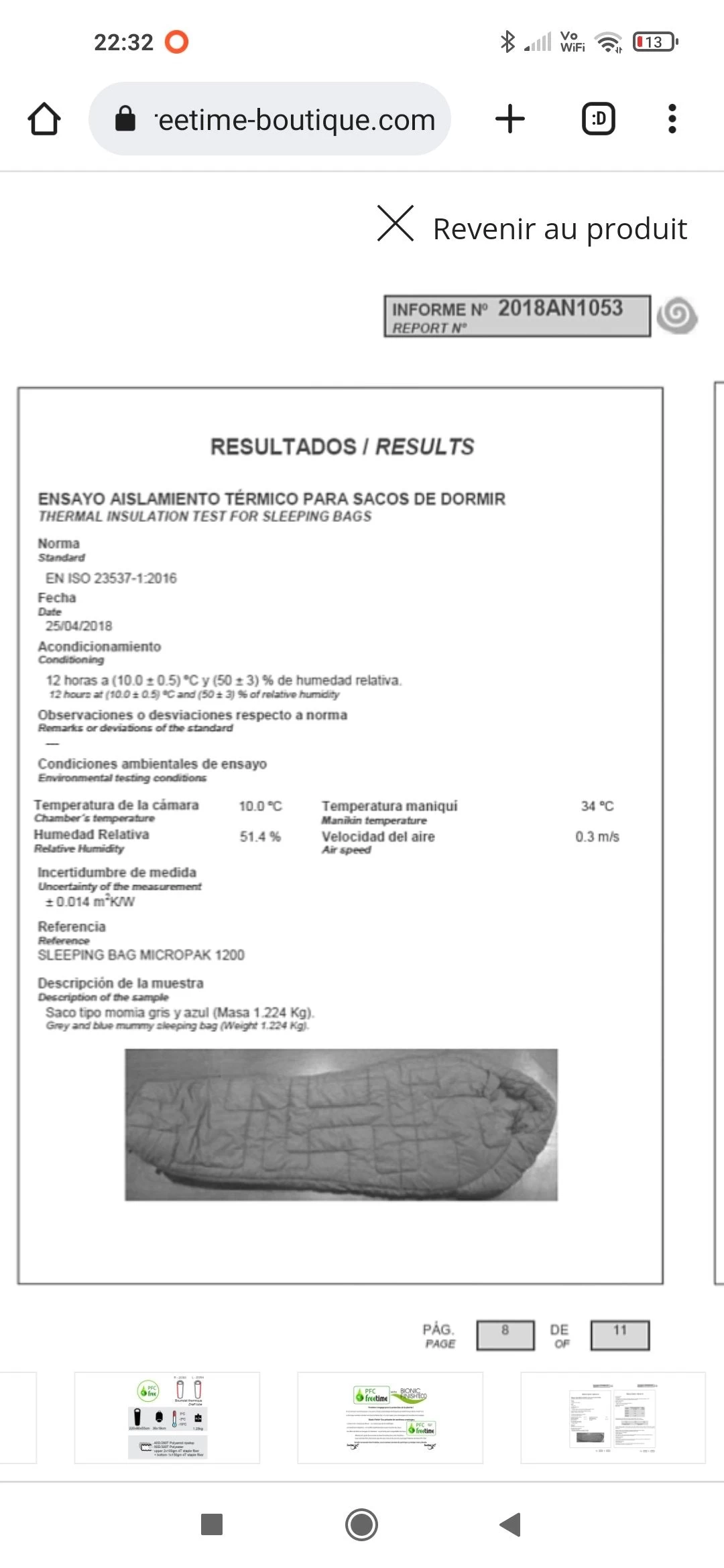 Sacs De Couchage Freetime Micropak 1200 Bleu 7 Sacs De Couchage Freetime Micropak 1200 Bleu – Image 5