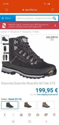Chaussure De Randonnée/alpinisme Dolomite M's Trek GTX -Magasin De Camping En Plein Air a64b9f900c48e981283d812d7ca0328a