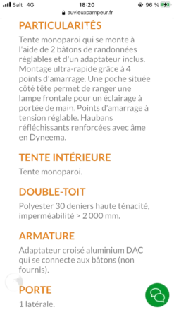 Tente Black Diamond Ultra Light -Magasin De Camping En Plein Air c97a7e8379c791f8931a378f6e295503