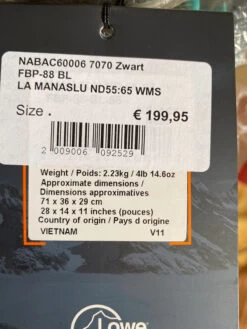 Sac à Dos Lowe Alpine -Magasin De Camping En Plein Air cff175c8506ede1971fd3abf31e6e529