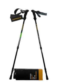 Bâtons De Randonnée Vipole CARBONTREK DLX Mixte Noir -Magasin De Camping En Plein Air f6390eefe1b1346e83c641b342a9b814