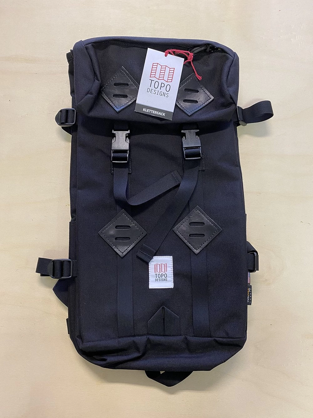 Sac à Dos Klettersack Topo Designs Noir 4 Sac à Dos Klettersack Topo Designs Noir – Image 2