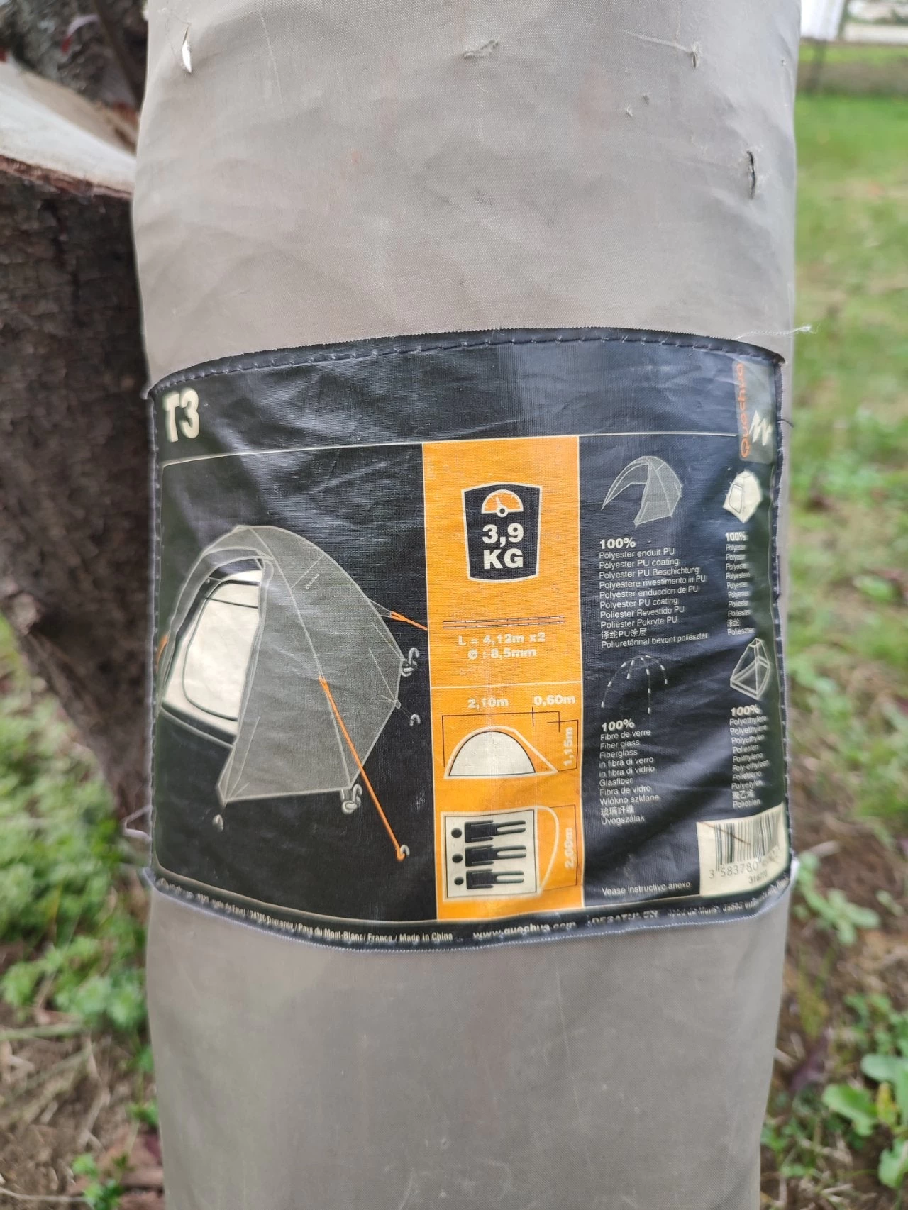 Tente 3 Places Quechua 6 Tente 3 Places Quechua – Image 4