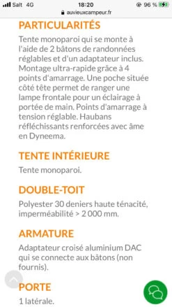 Tente Black Diamond Ultra Light -Magasin De Camping En Plein Air product picture IMG 3066 PNG