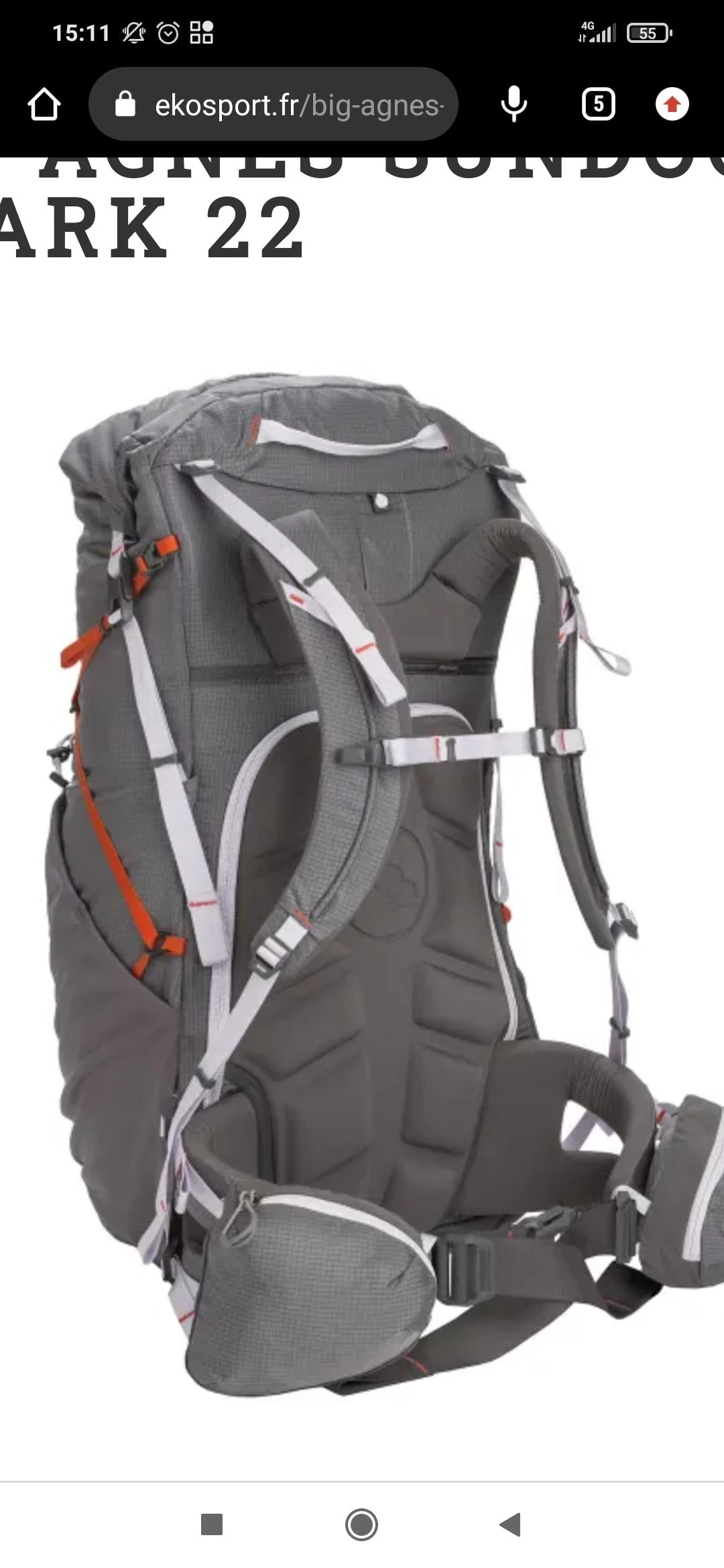 Sac à Dos Sundog 45L 7 Sac à Dos Sundog 45L – Image 5