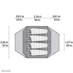 Tentes De Randonnée & Alpinisme MSR Papa Hubba 4 Places 4 Vert -Magasin De Camping En Plein Air tente 4